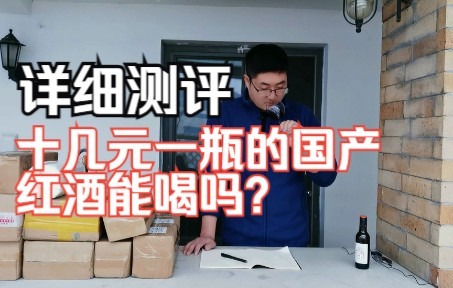 十几元一瓶的国产红酒能喝吗?详细测评哔哩哔哩bilibili