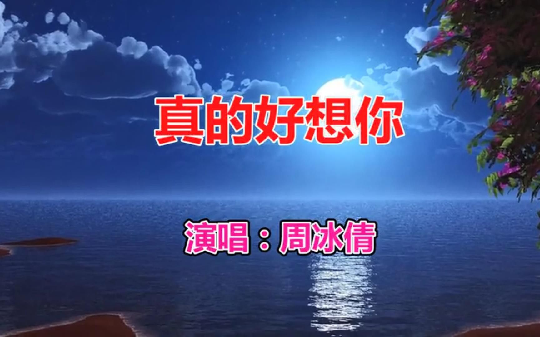 一首经典歌曲《真的好想你》,深情好听!哔哩哔哩bilibili