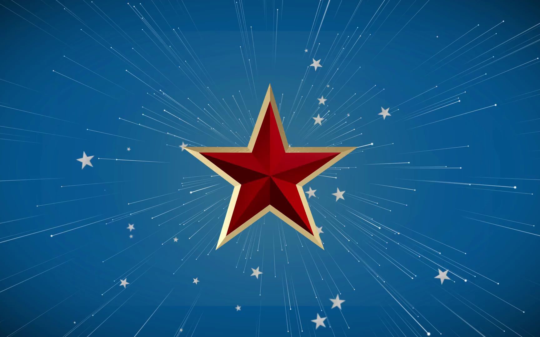 党政五角星舞台背景