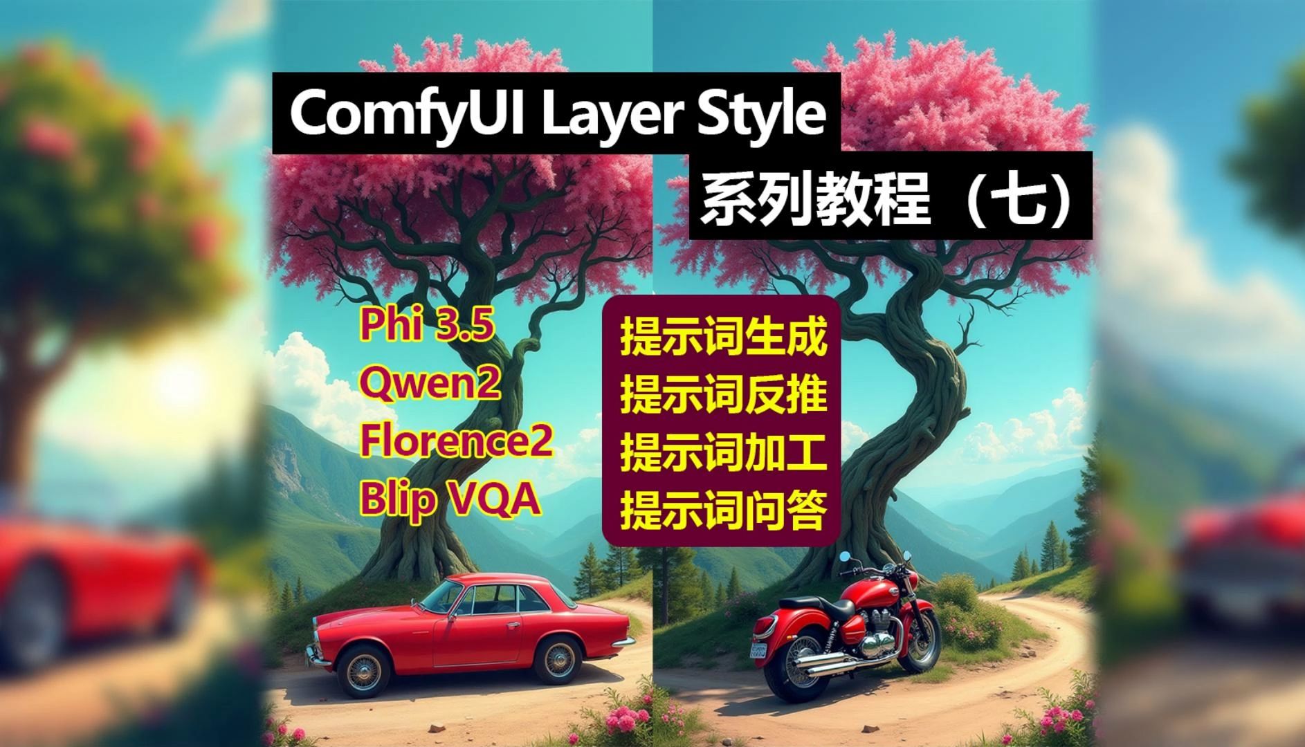 【ComfyUI Layer Style系列教程07】LLM大型语言模型提示词生成、图像反推提示词、提示词加工等 Phi哔哩哔哩bilibili