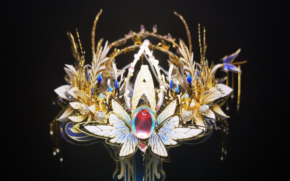 金属拼摸艺模精灵王冠