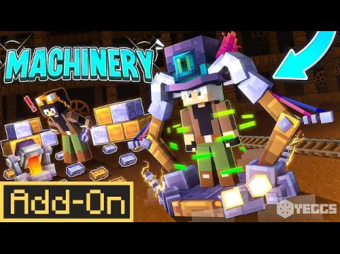 [免费下载]机械我的世界插件市场包免费下载Minecraft Marketplace Machinery AddOn我的世界演示