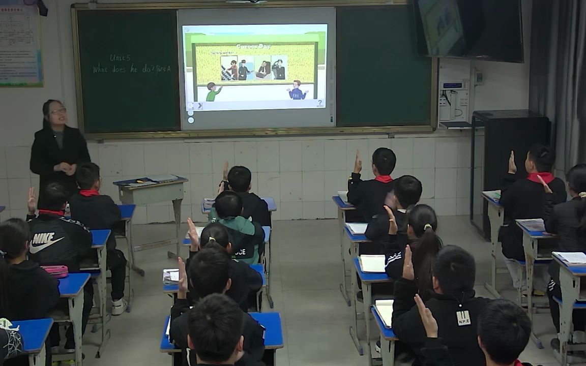 [图]小学六年级英语上册Unit5 What does he do?