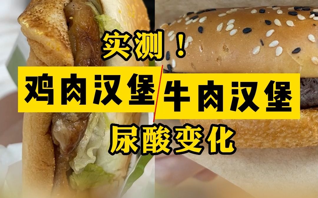 [图]【戳手试酸】牛肉堡VS鸡肉堡！你爱吃什么？宝