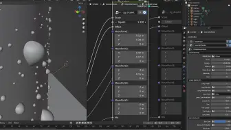 真实水珠液滴模拟生成器Blender插件 Droplet Generator 2.1