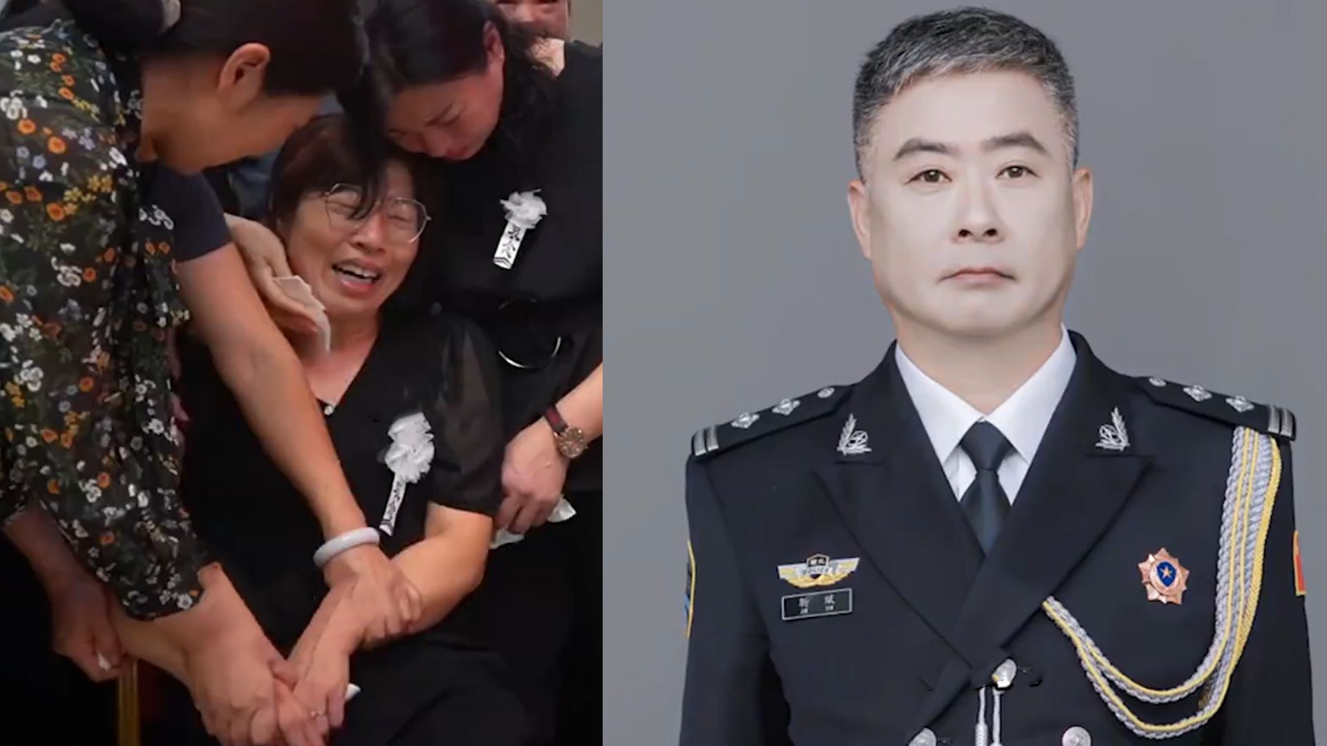 51岁民警抓捕吸贩笑气嫌犯牺牲，妻子伤心过度现场哭晕