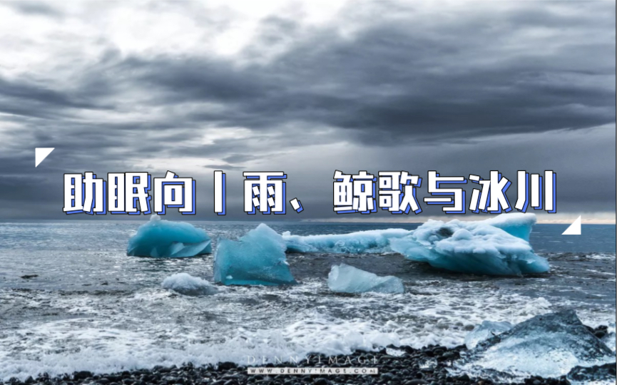 [图]自然环境音放松助眠 | 雨、鲸歌与冰川陷落