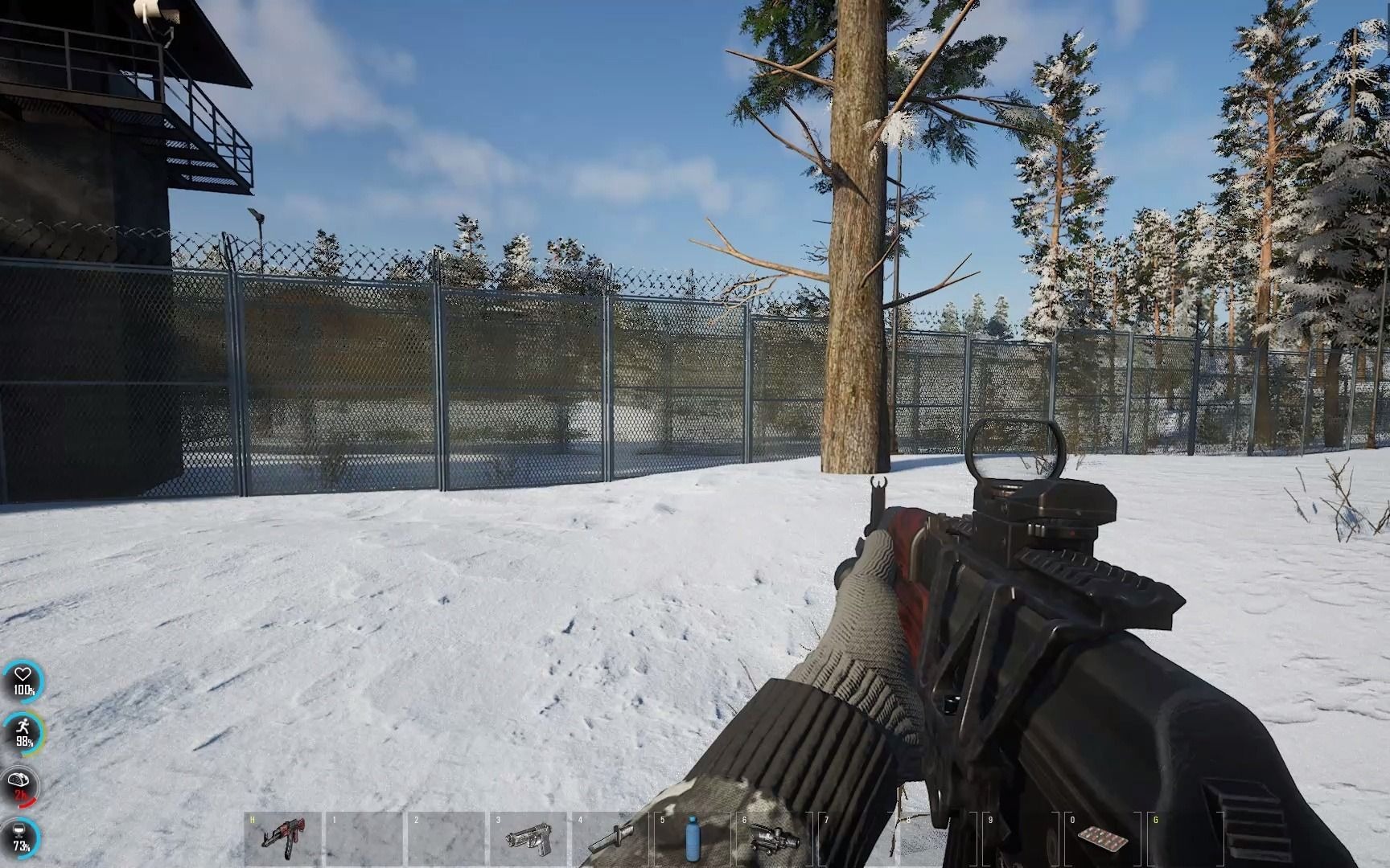 《scum(人渣)》持akm(卡拉什尼科夫自动步枪改进型)搜索监狱