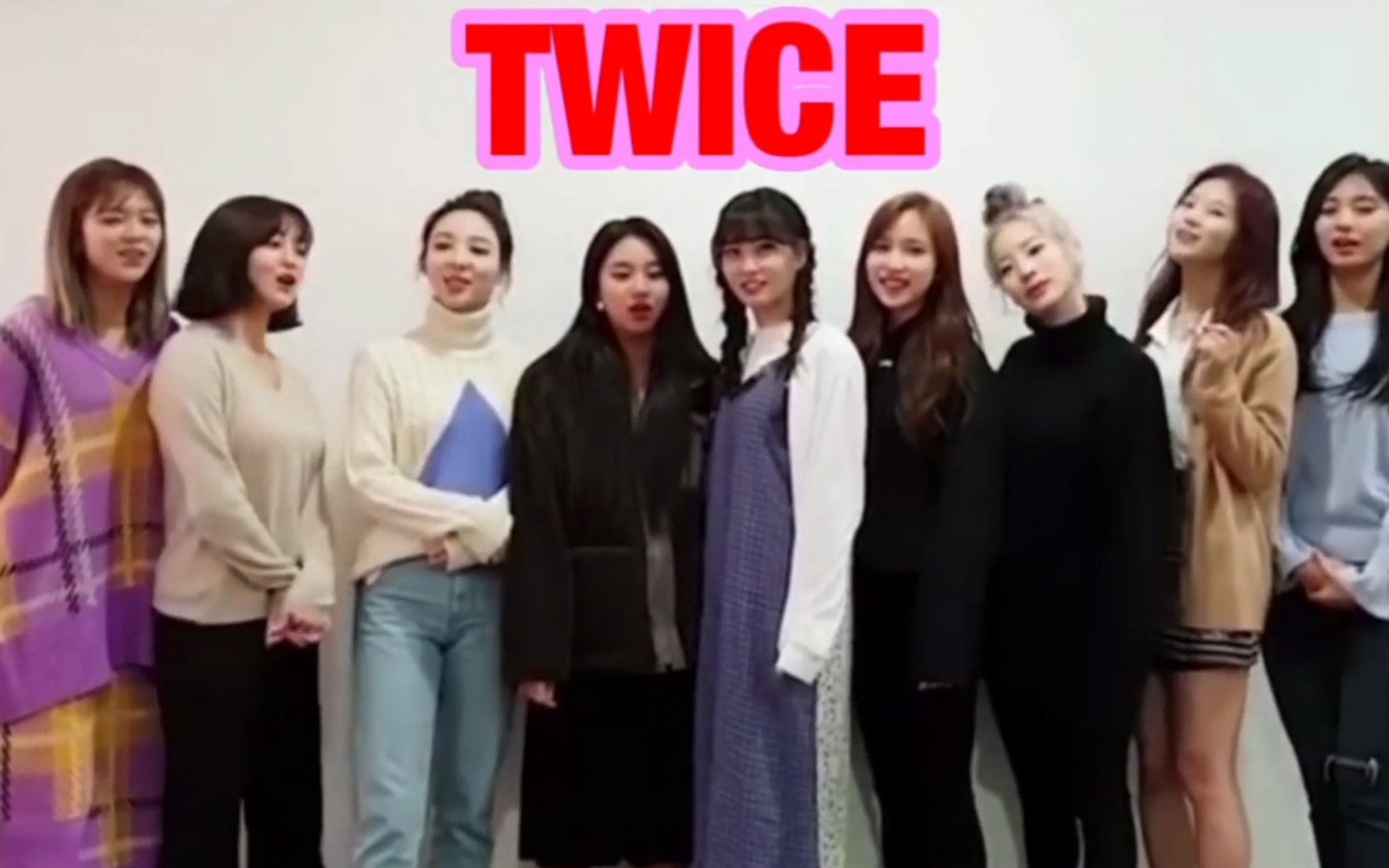 【Twice】JYP满满的家族爱 twice 为师姐瑜斌制作视频 宣传新歌Thank U Soooo Much哔哩哔哩bilibili