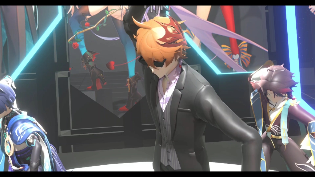 4k『原神mmd』exo-the eve【达达利亚/魈/流浪者】