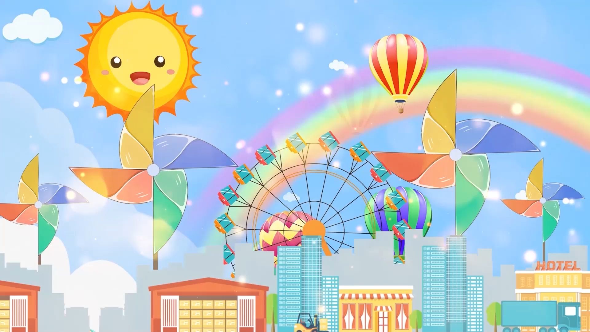 3835 小手拍拍 伴奏led舞蹈舞台大屏幕背景视频素材