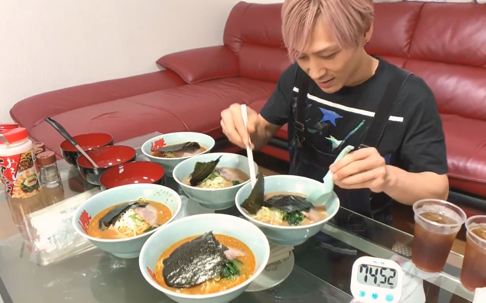 日本大胃王吃播 山本卓弥 拉面yamaoka葫芦锦标赛2019~在75分钟的时间