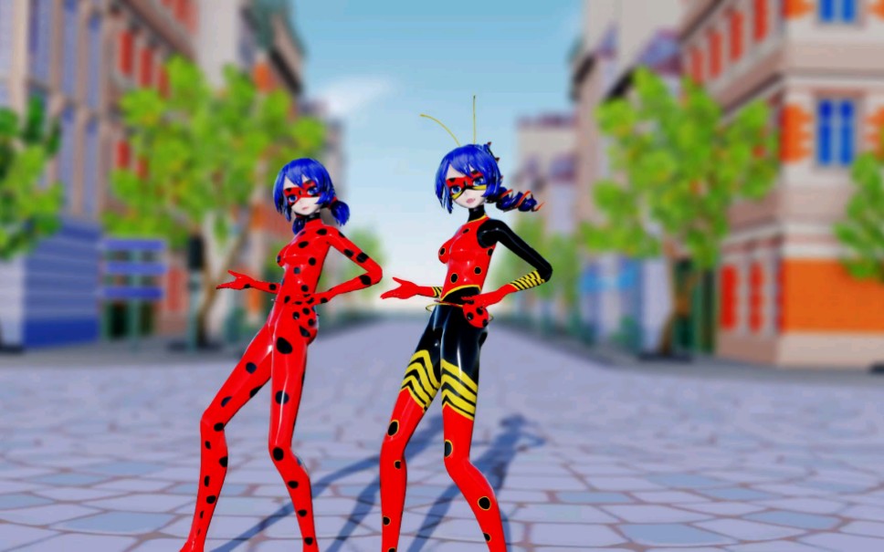 瓢蟲雷迪/瓢蟲少女,mmd miraculous dolphin