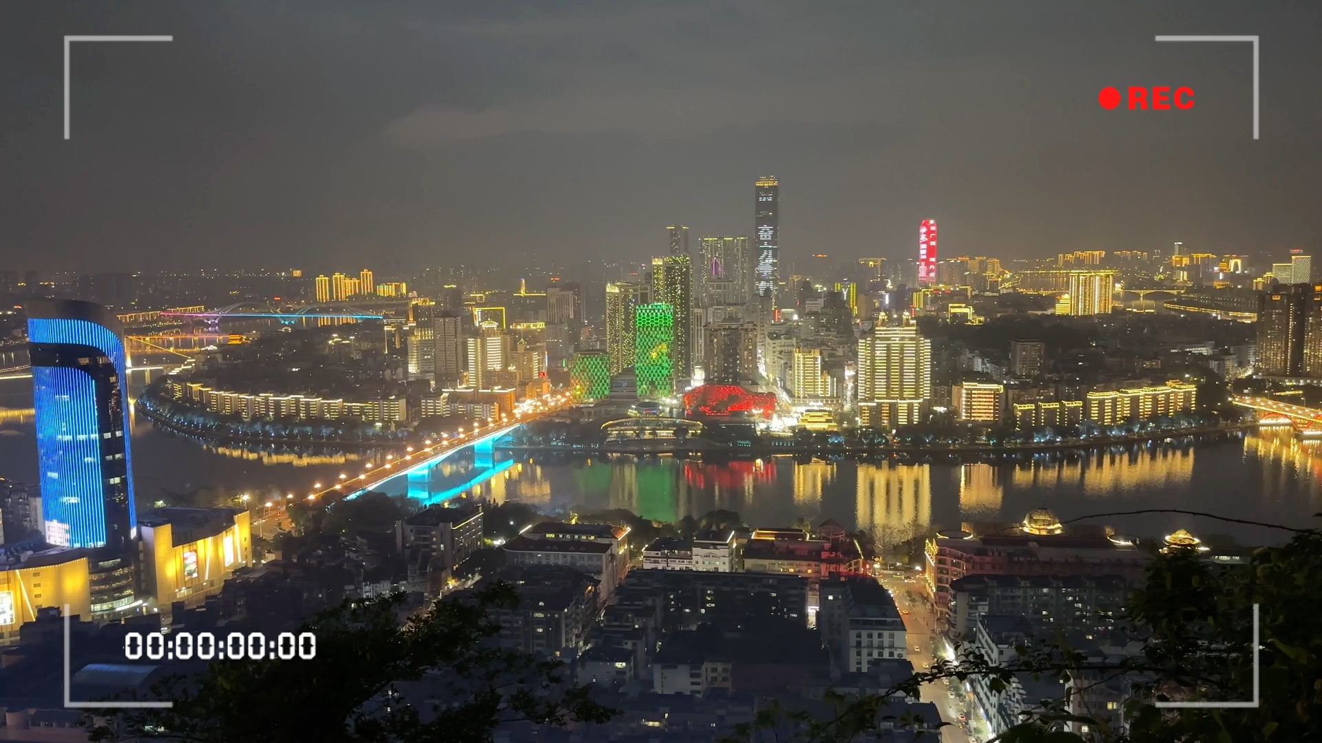 柳州马鞍山夜景