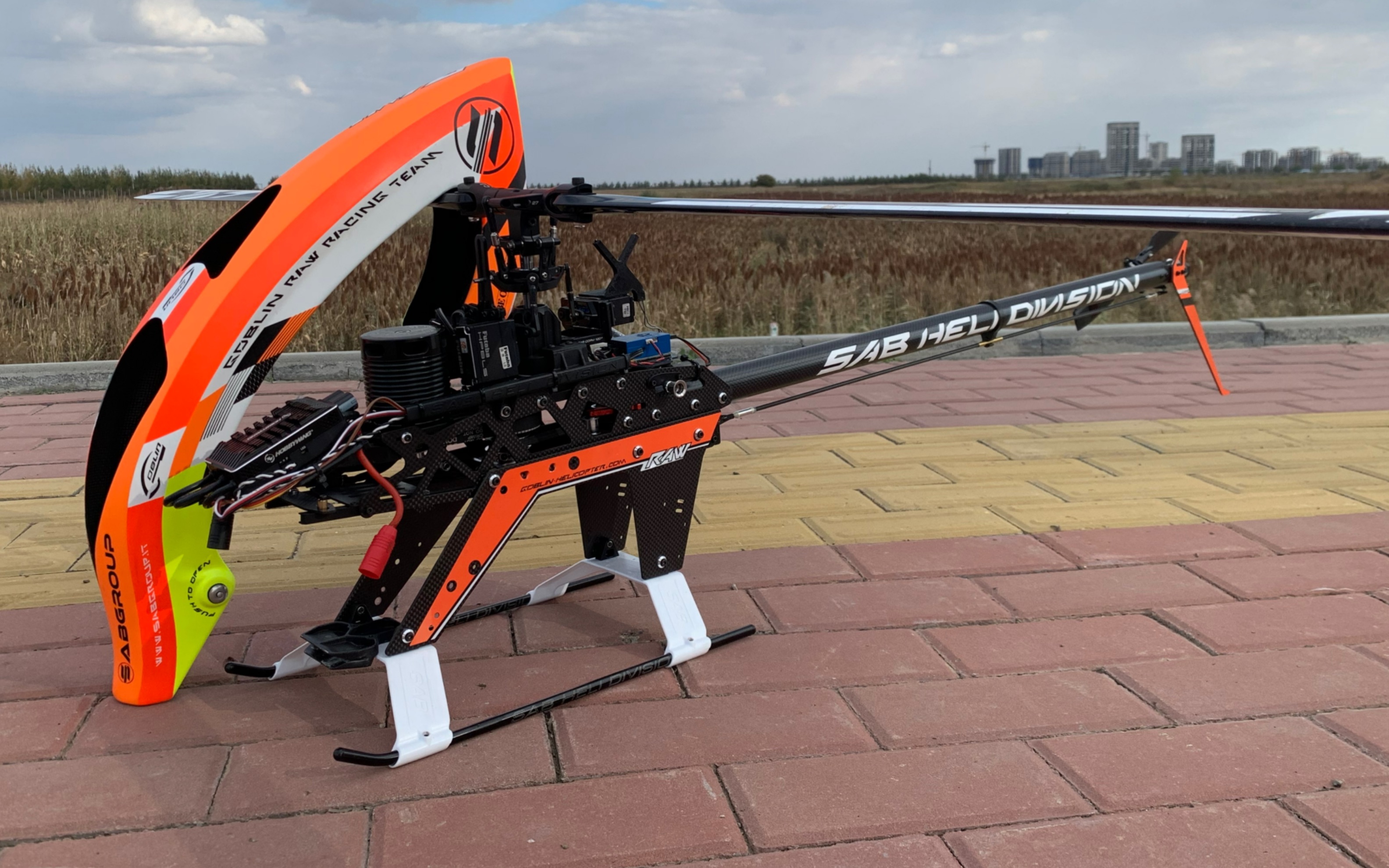 goblin sab raw700 "羽毛piuma"航模直升机 特技飞行5