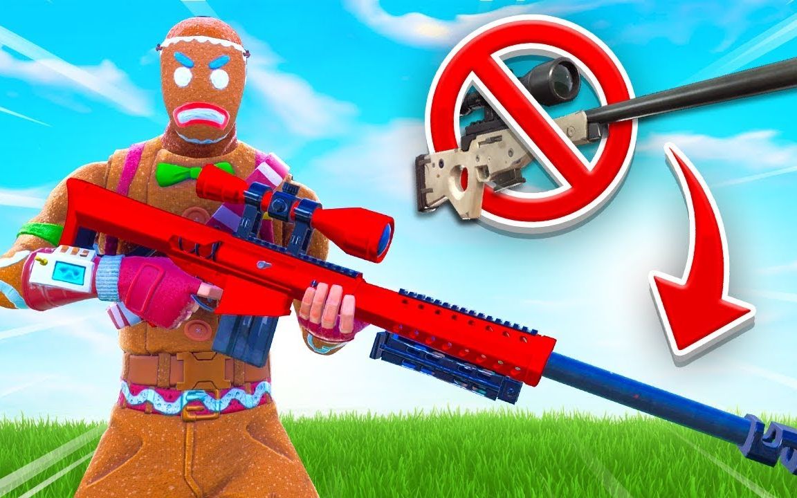 muselk堡垒之夜 求求epic把狙击枪ban了吧 跳狙飞人模式_哔哩哔哩