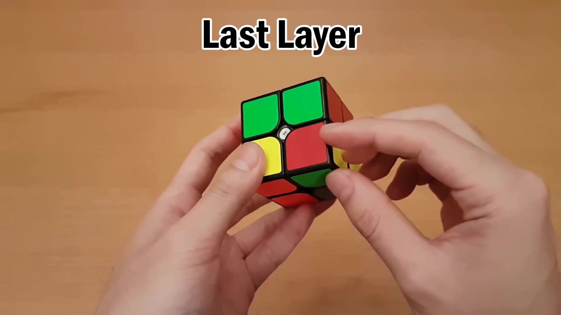 2x2 Rubik's Cube Beginner Method Example Solve_哔哩哔哩_bilibili