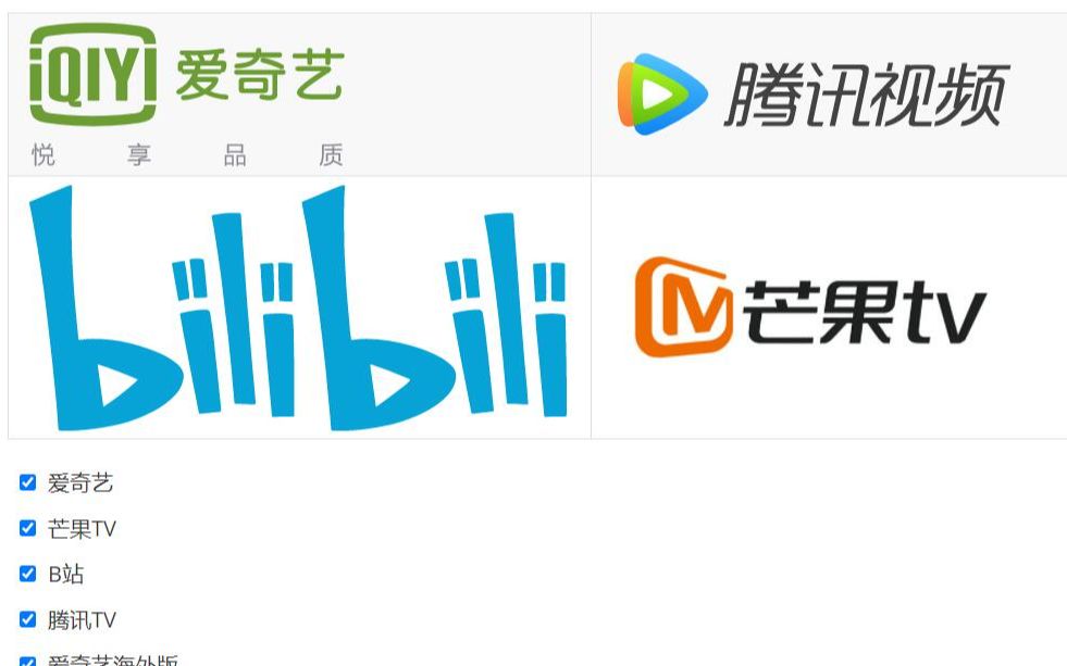 爱奇艺等国内流媒体下载哔哩哔哩bilibili