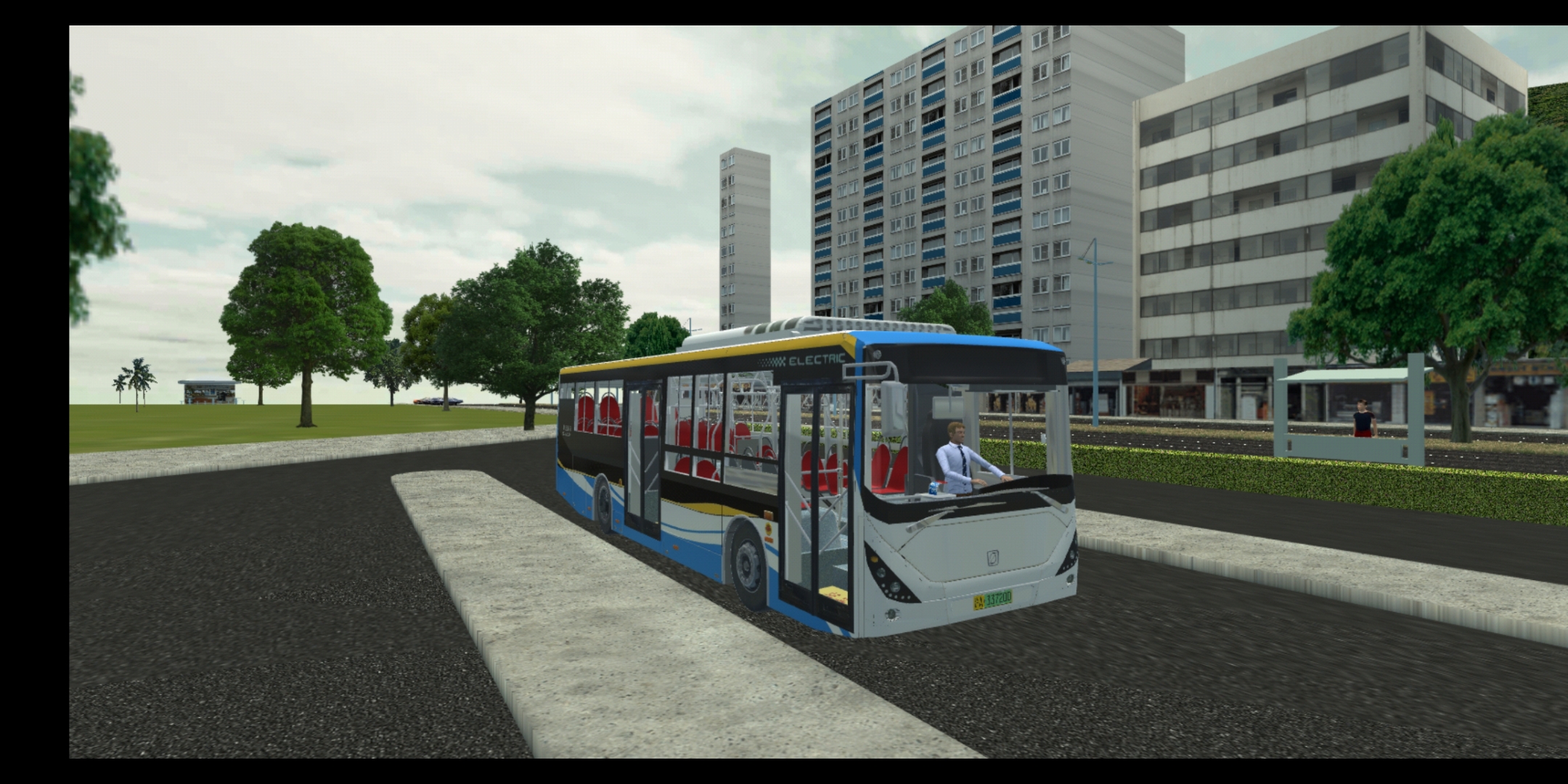 (pbsu) 浦交新涂装申沃swb6108ev32 rmas ex 地图112-101p.