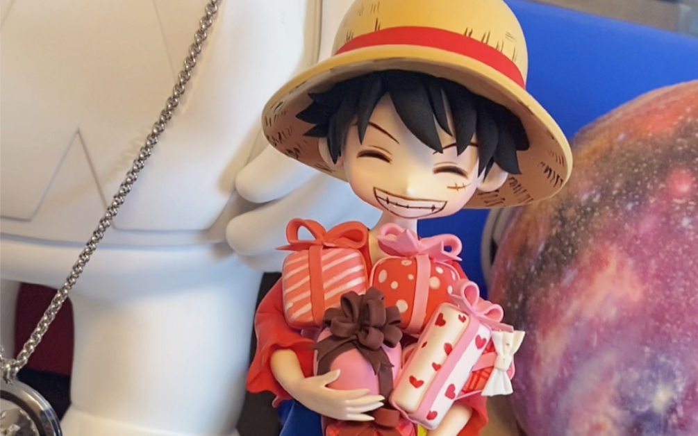 海贼王路飞超轻粘土手工制作祝大家五一劳动节快乐哦