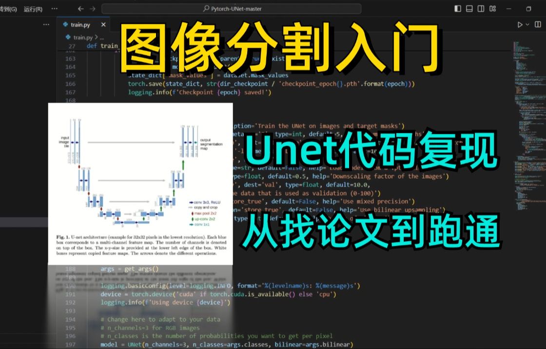 图像分割入门必看!Unet最细心教程!!从找论文到跑通保姆级教程 人工智能/深度学习/pytorch哔哩哔哩bilibili