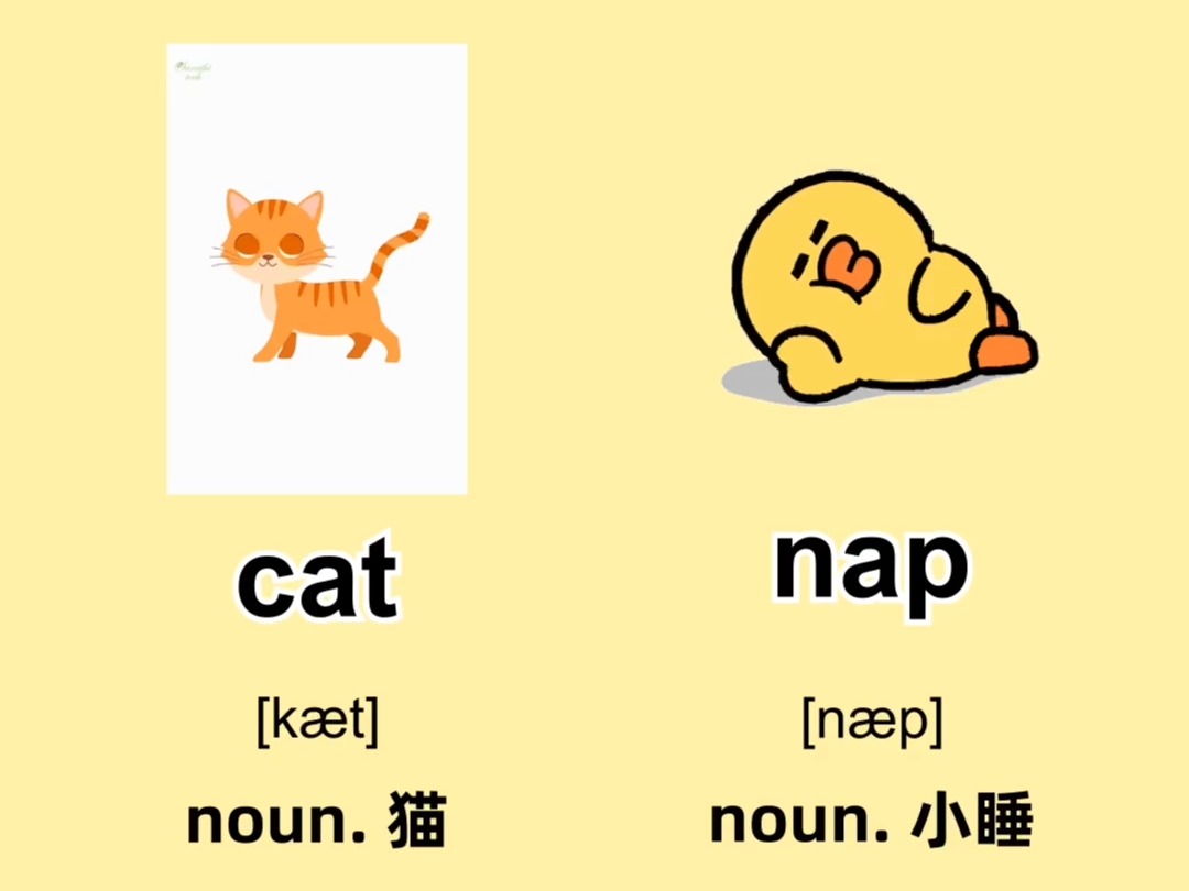速记单词技巧 catnap