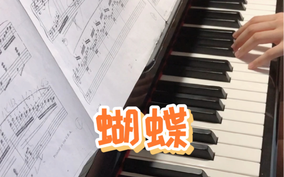 【钢琴】音乐会练习曲《蝴蝶》哔哩哔哩bilibili