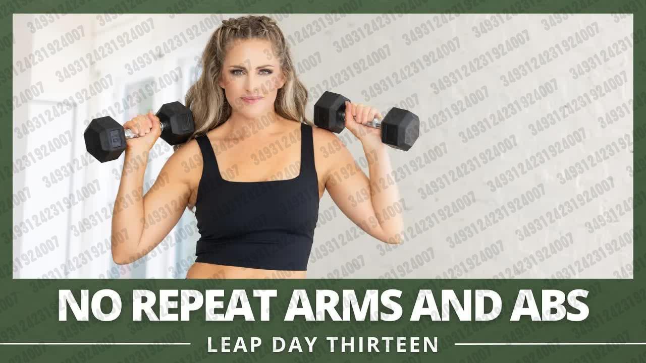 02.21 【bodyfit by amy】无重复手臂和腹肌 - leap day 13