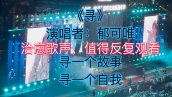 Descargar video: 【郁可唯】深情演绎《寻》，治愈歌声值得反复观看。寻人生，寻一个故事，寻一个自我。2024年8月4日晚山东省滨州市“你好，滨州”音乐嘉年华现场