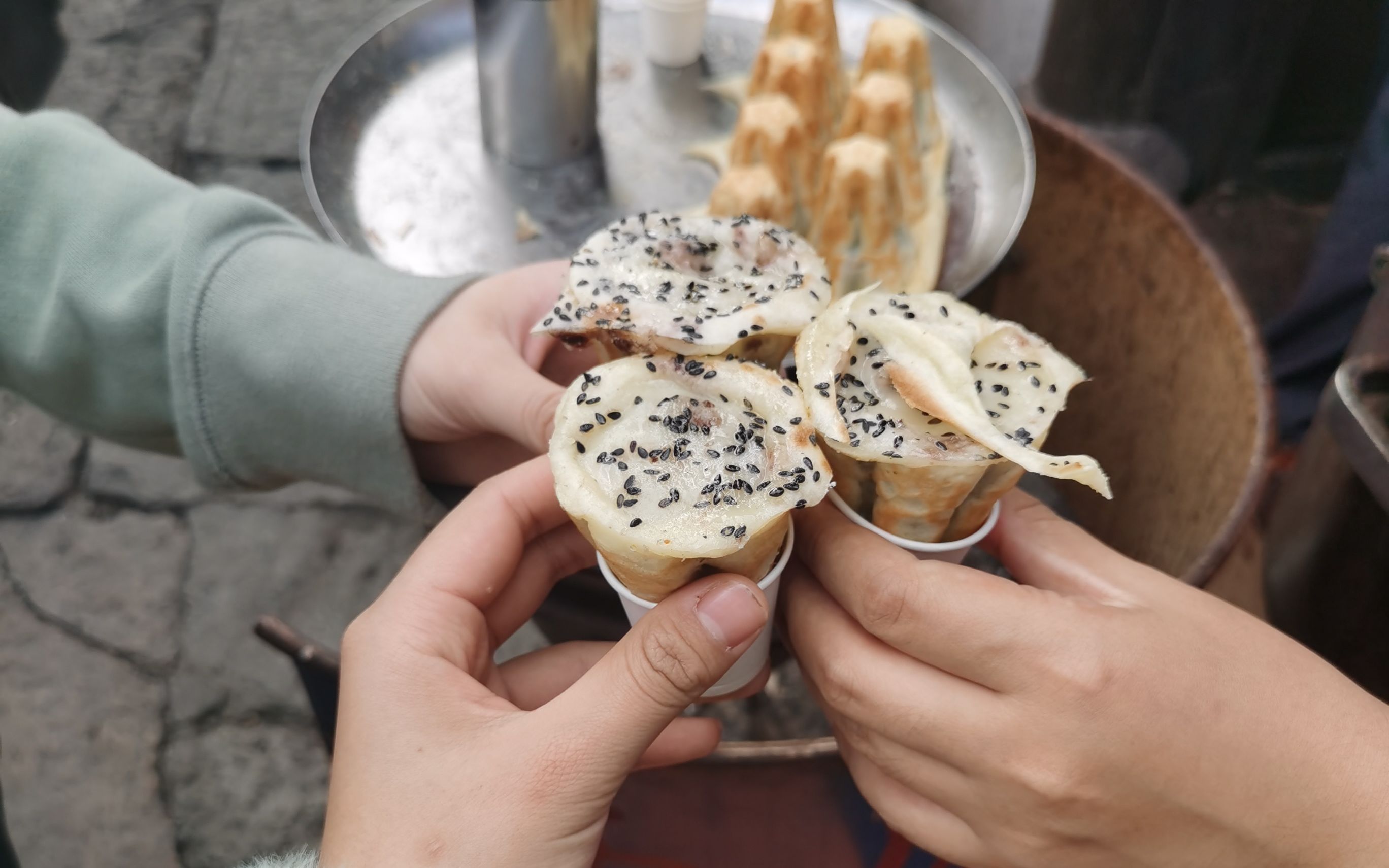 2#【绍兴】安昌古镇|扯白糖|南瓜花|灌肠