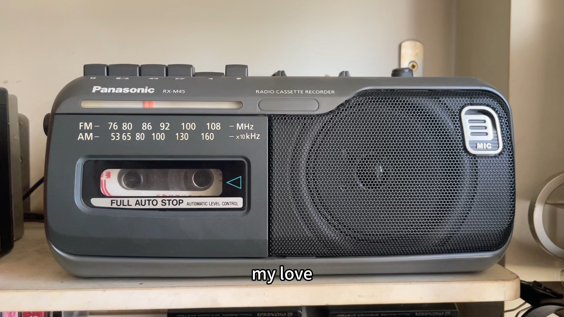 我有多想你 - 童安格 (松下rx-m45小收录机 , 磁带播放)