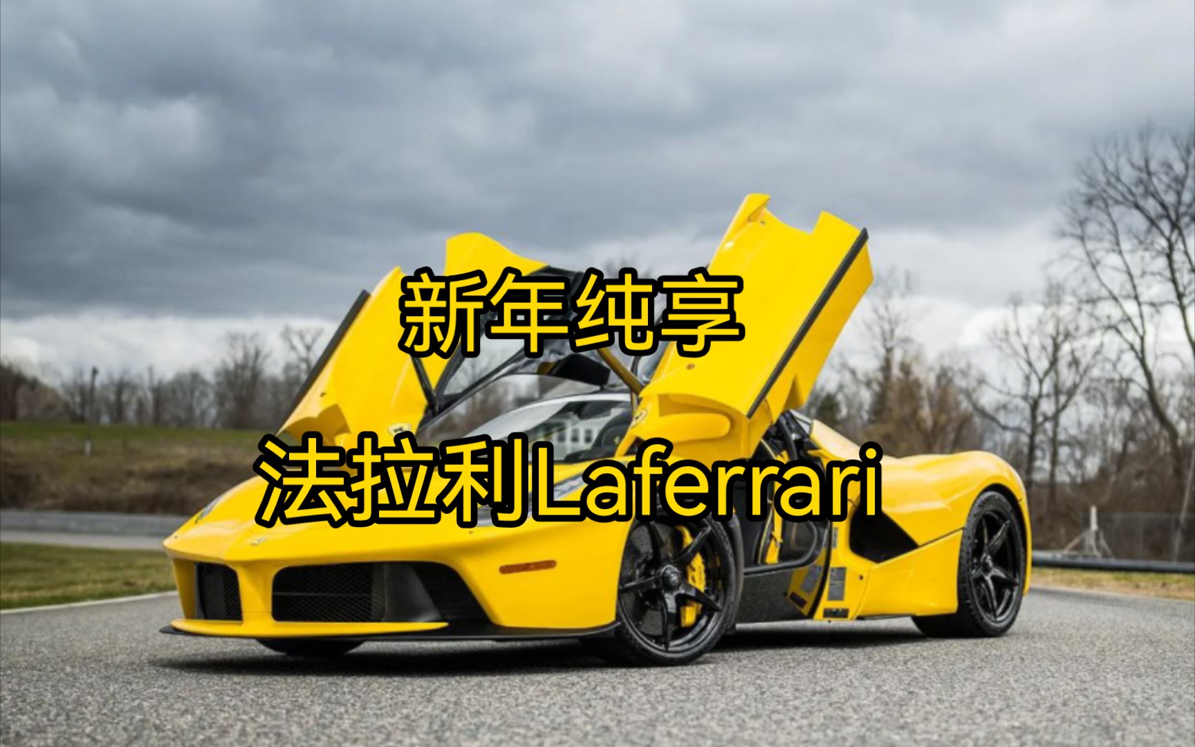 新年纯享之法拉利(LaFerrari)拉法哔哩哔哩bilibili