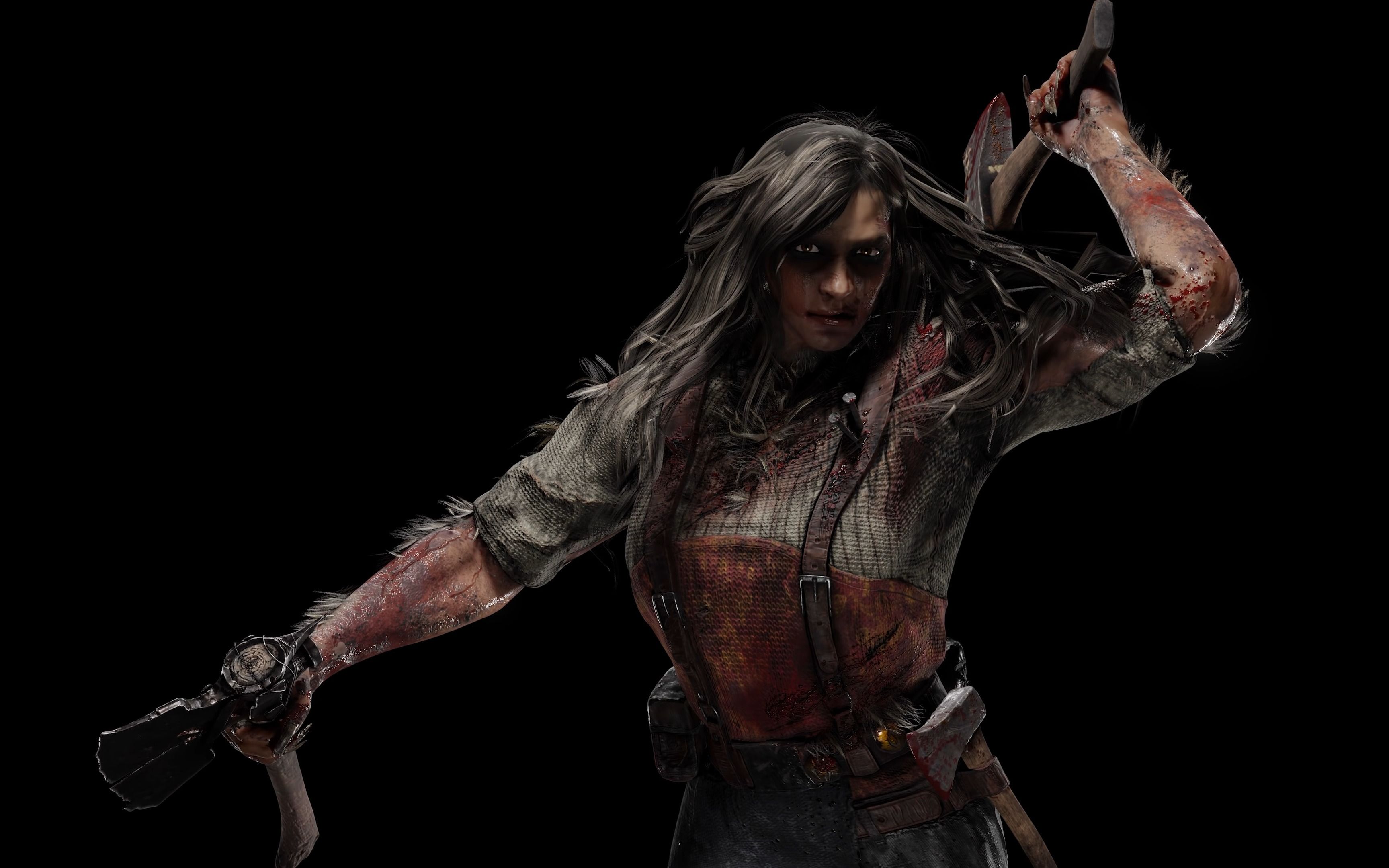 [图]【黎明杀机】兔妈脸模提取还原图4K·Dead by Daylight Animation Huntress Human Skin Render.