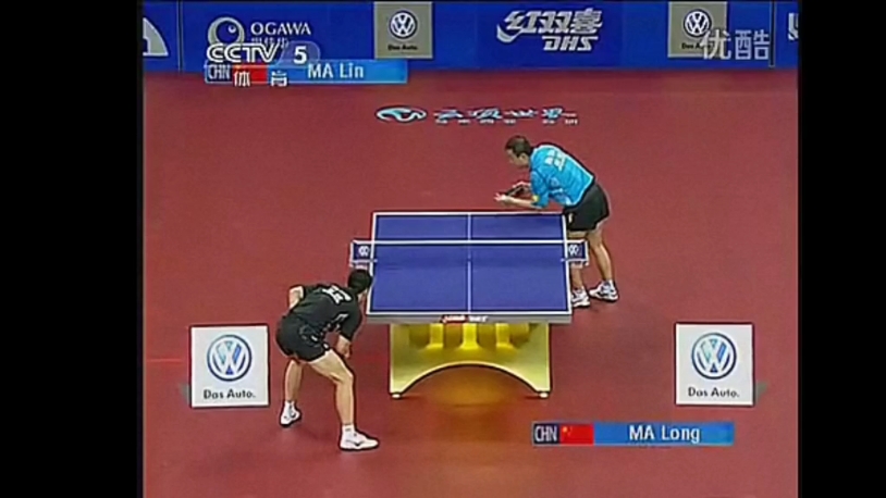 高清 观众拍摄 老马最后的巅峰 2011中国公开赛 马琳vs马龙