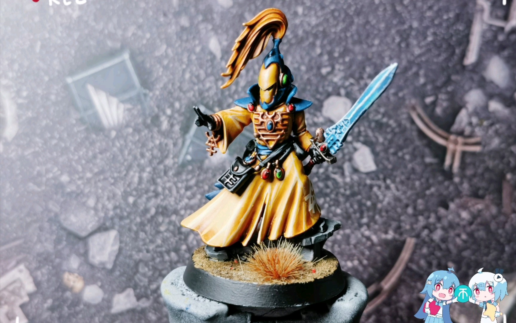 【手办王/战锤40k/涂装】手办王在伊扬豋 — 方舟灵族 战巫