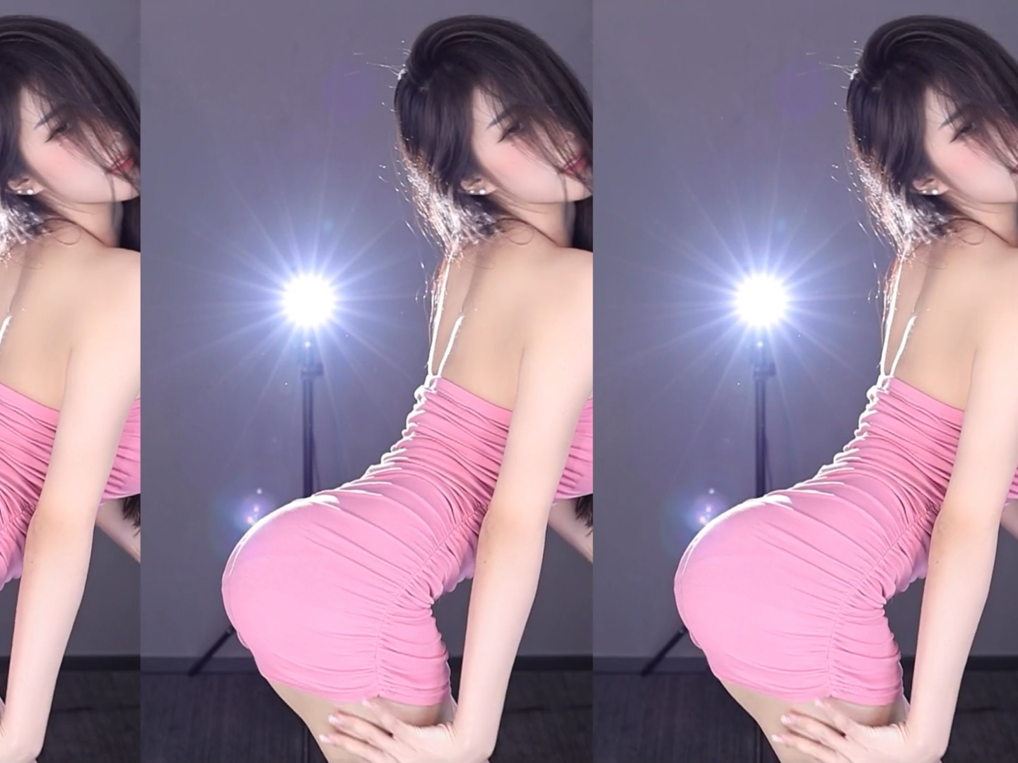 虎牙 车老板 粉色包臀裙 骚舞 20240330