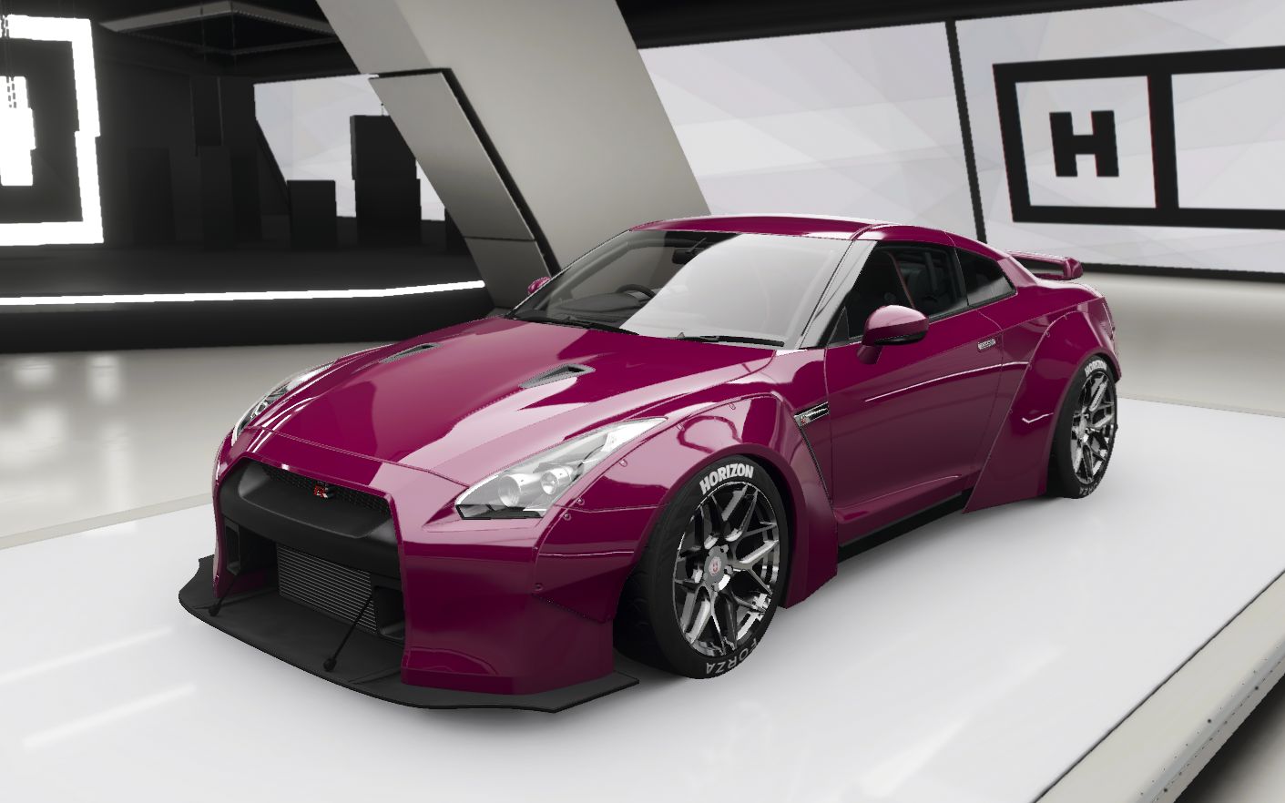 地平线4 gtr r35的极速!