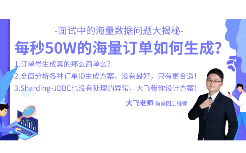 面试中的海量数据问题大揭秘每秒50W的海量订单如何生成?哔哩哔哩bilibili