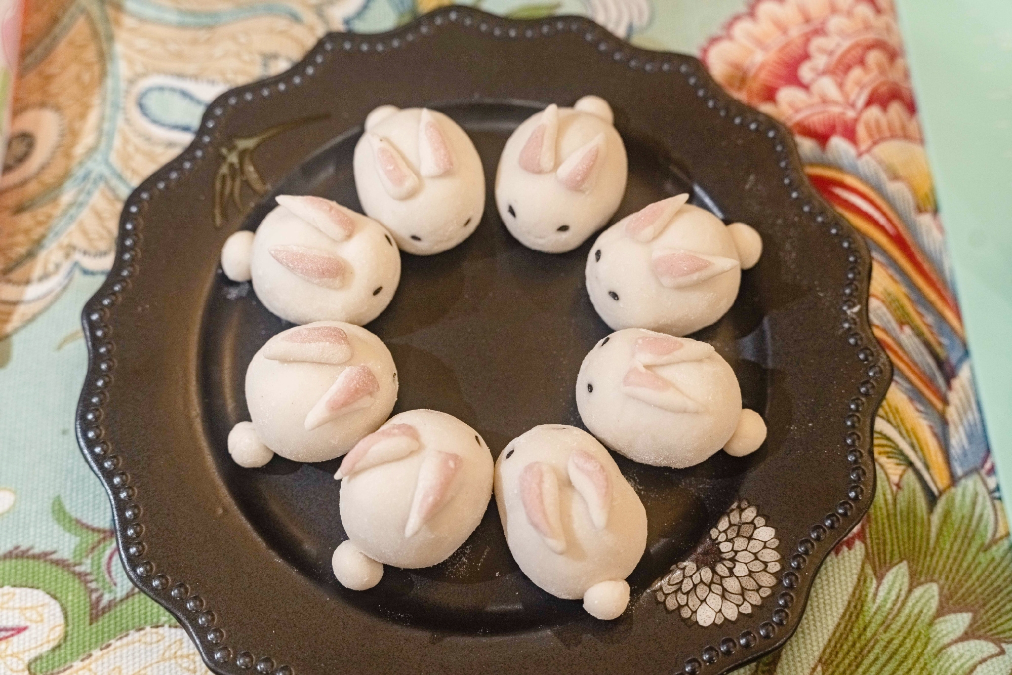 玉兔奔月～兔兔汤圆!