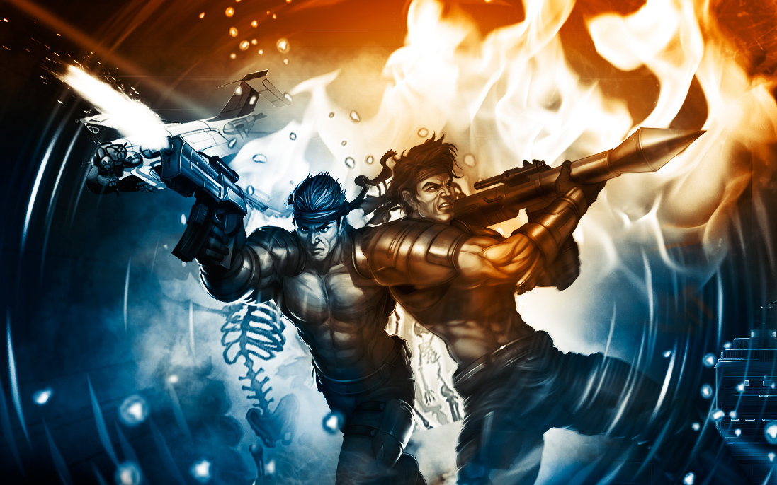 童年啊魂斗罗还记得借光你命的联邦吗魂斗罗2双人花式一命通关