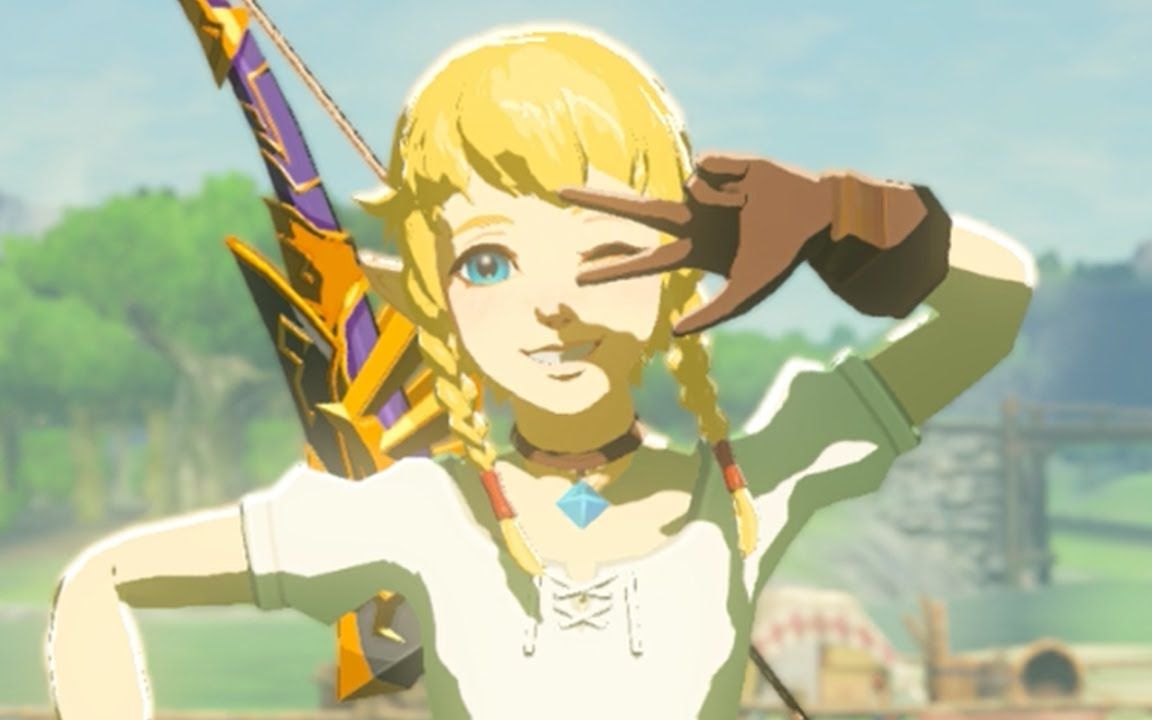 【mod】塞尔达传说旷野之息 林克尔mod新服装和开伞动作测试