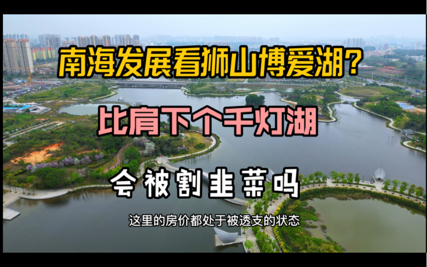 佛山楼市:号称要比肩下个千灯湖的狮山博爱湖如今发展怎么样?这里不少业主被割了韭菜,感到后悔怎么回事?哔哩哔哩bilibili