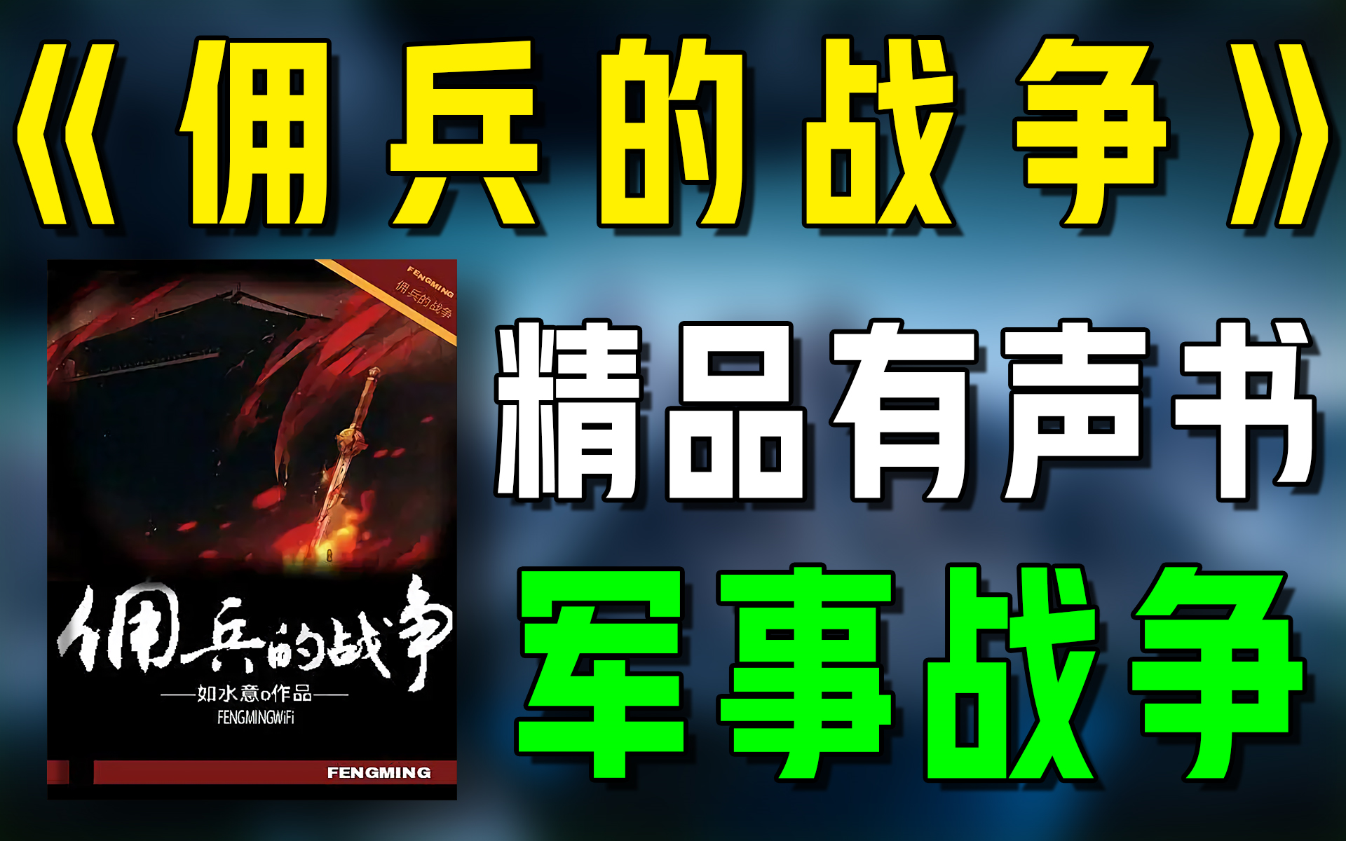 精品有声书《佣兵的战争》全集|军事|战争|兵王|听书|广播剧|有声小说哔哩哔哩bilibili