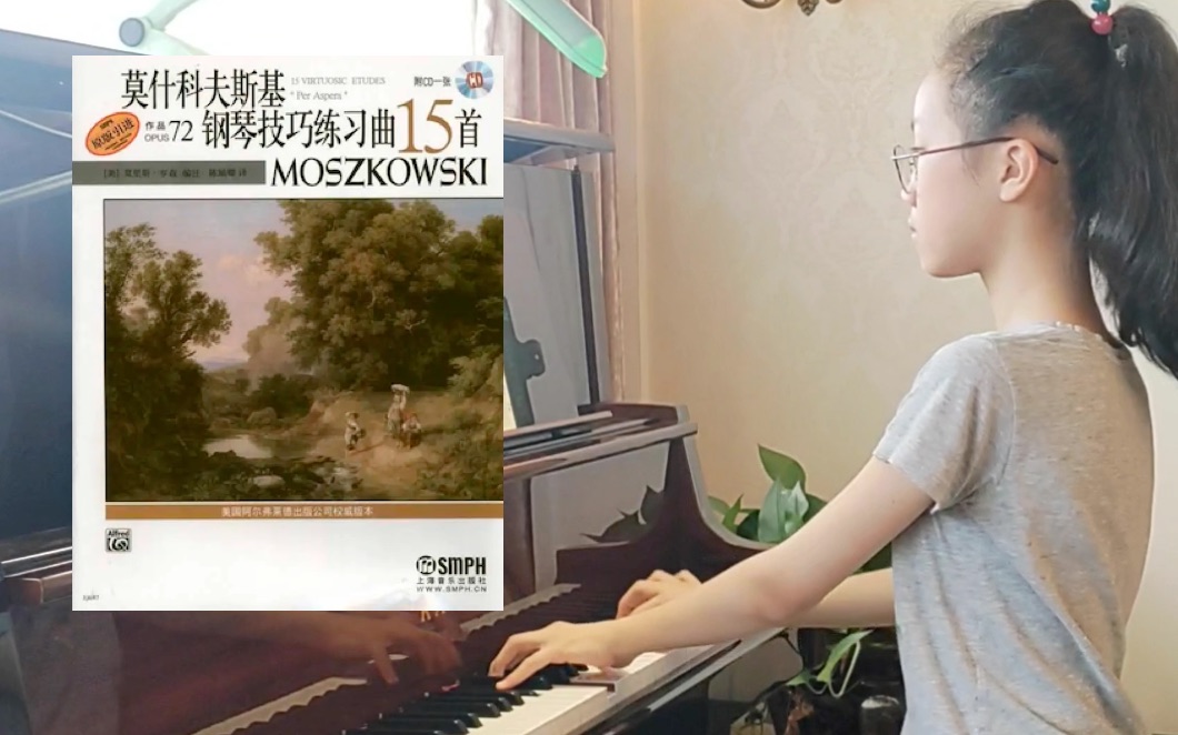 【钢琴】2022.10.2 练习2莫什科夫斯基No.12 降D大调练习曲 92♪哔哩哔哩bilibili