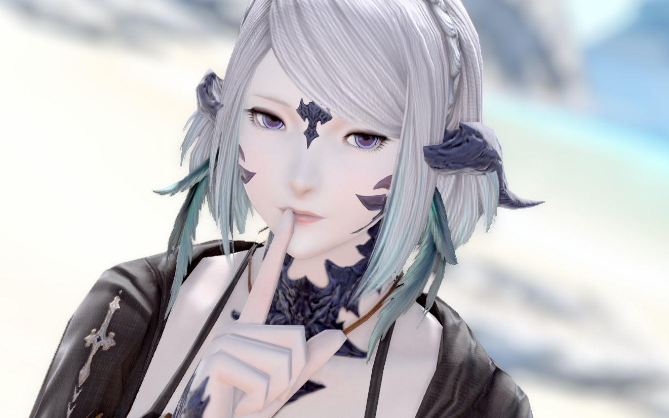 【ff14】龙娘新泳装 纯享版_网络游戏热门视频