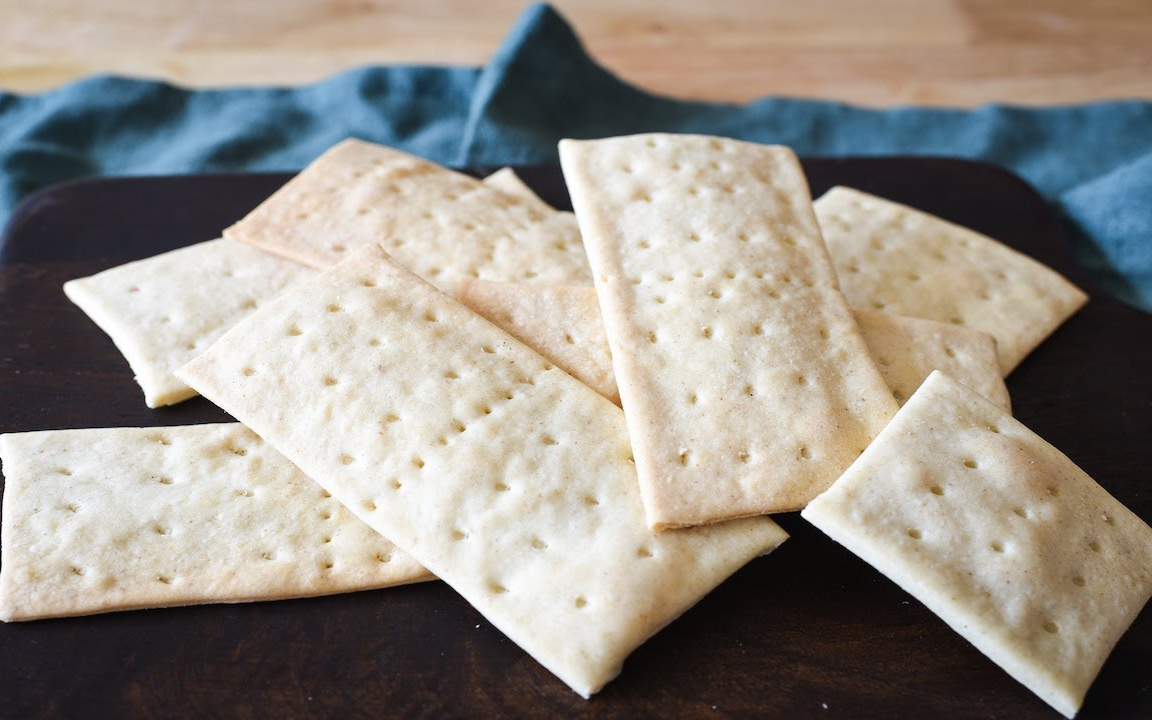 【mrs p】自制苏打饼干~|saltine crackers