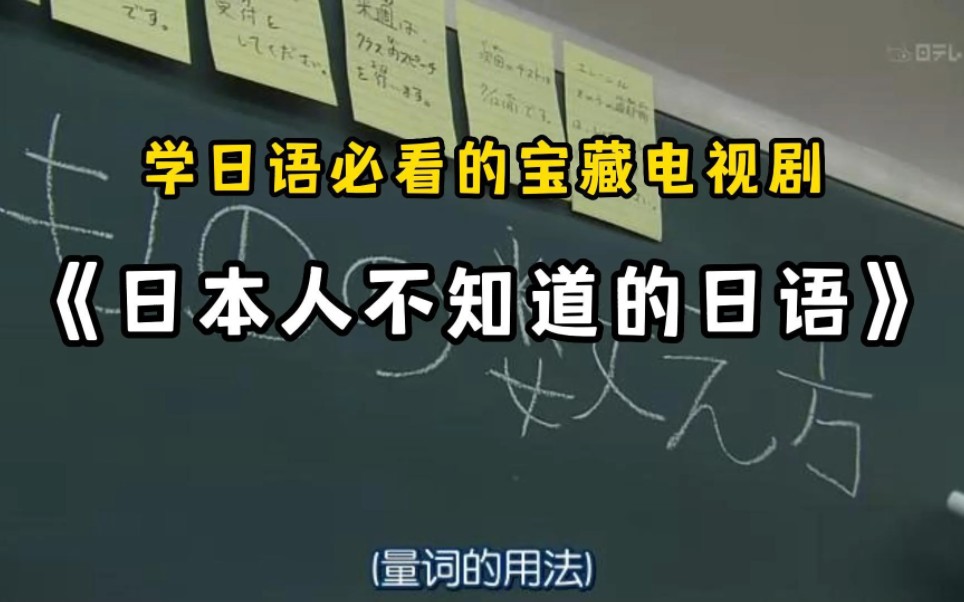 墙裂推荐这个宝藏日剧❗️学日语的小伙伴一定不要错过《日本人不知道的日语》哔哩哔哩bilibili