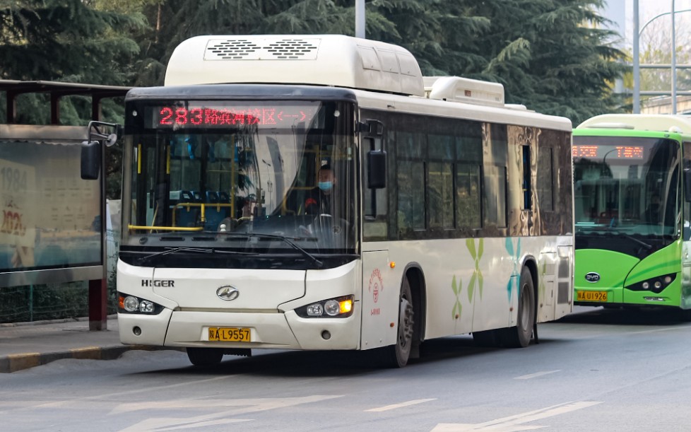 dfbus19pov11西安公交283路前方展望