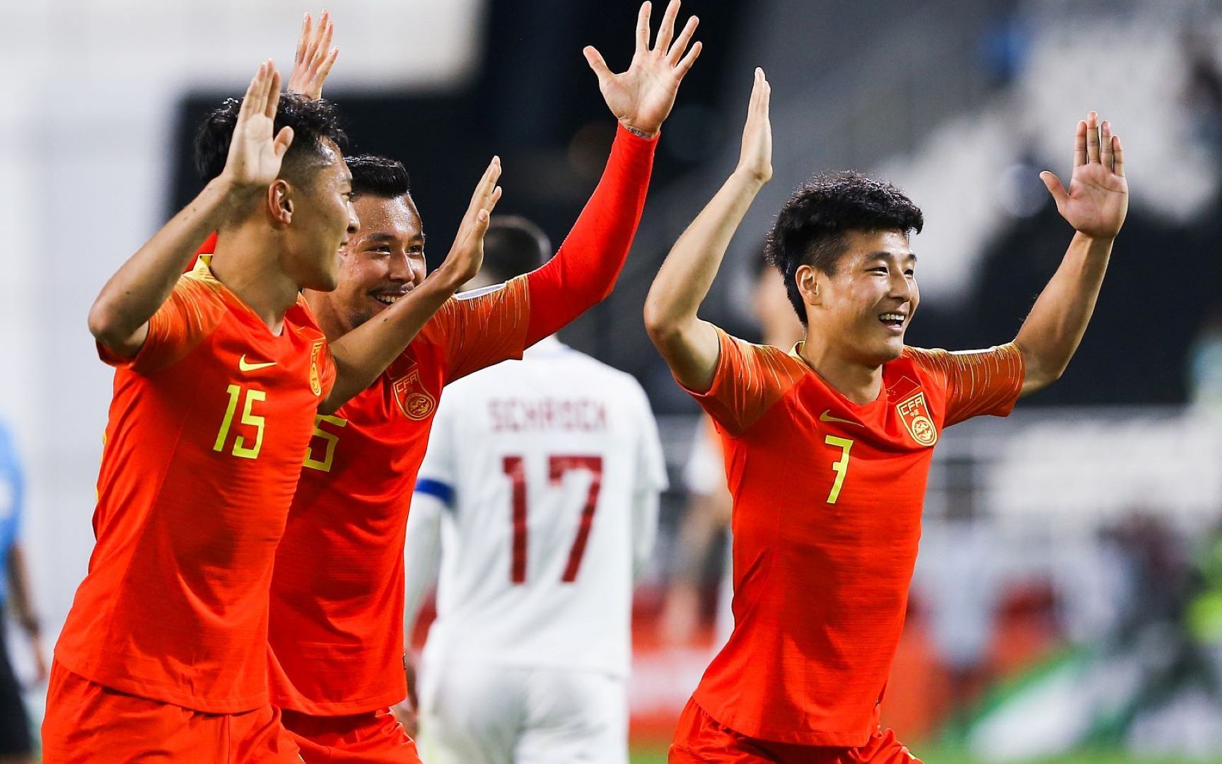 2019年亚洲杯小组赛 中国队3:0菲律宾 武磊梅开二度带领国足晋级