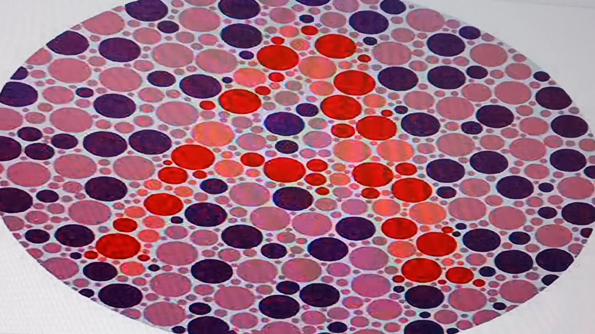 公务员体检色盲测试,你能看出图中是什么东西吗?有点难度